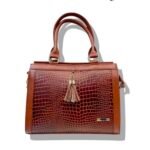 Premium Crocodile-Pattern Leather Handbag