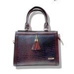 Premium Crocodile-Pattern Leather Handbag
