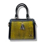 Premium Crocodile-Pattern Leather Handbag