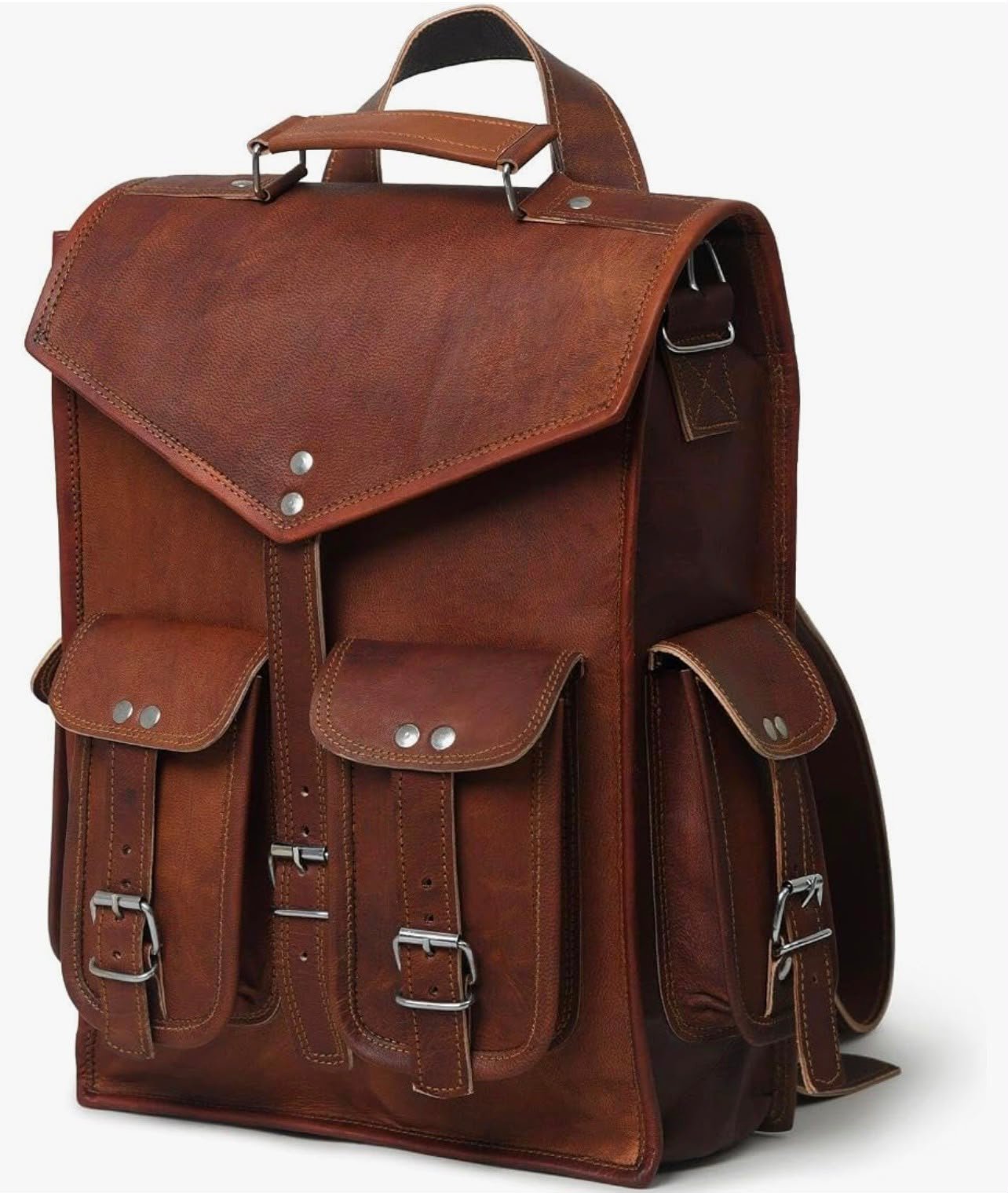 Vintage Leather Backpack