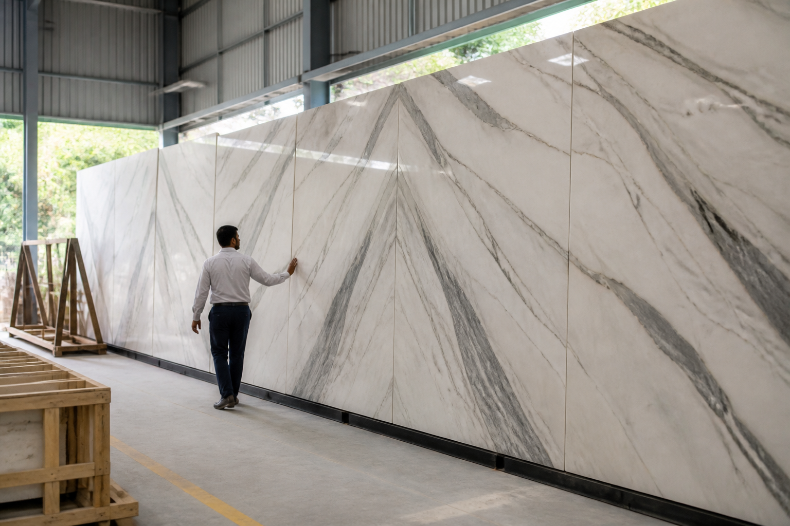The Commercial Dry-Lay Protocol: Structuring Pre-Shipment Video Sign-Offs for Bookmatched Marble Orders