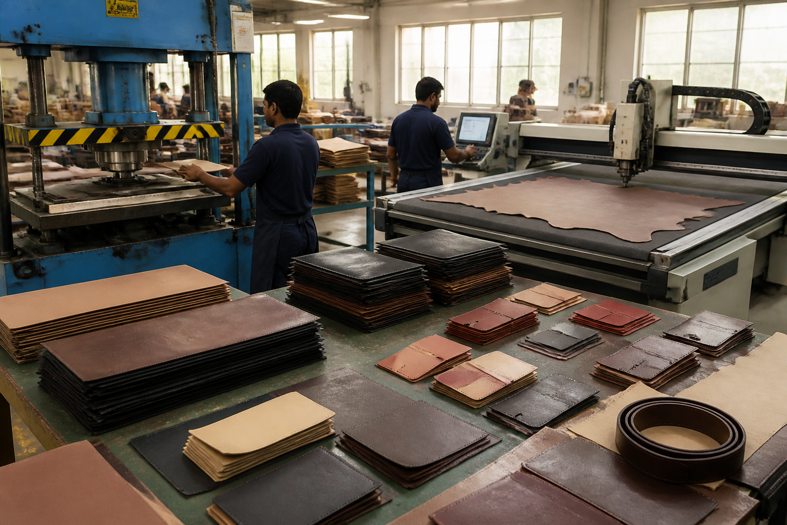 Die-Cutting vs CNC Knife Cutting: Balancing Tooling Costs and Pattern Agility in Mass Leather Production