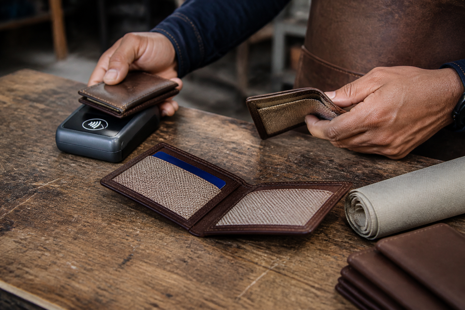 Sourcing RFID-Blocking Leather Wallets: Verifying Signal Attenuation and Lining Bonding