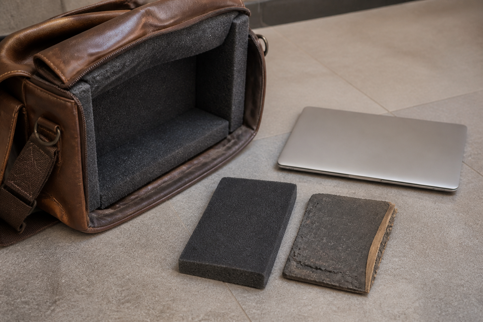Sourcing Commuter Leather Messenger Bags: Auditing EVA vs Polyethylene Foam Laptop Partitions