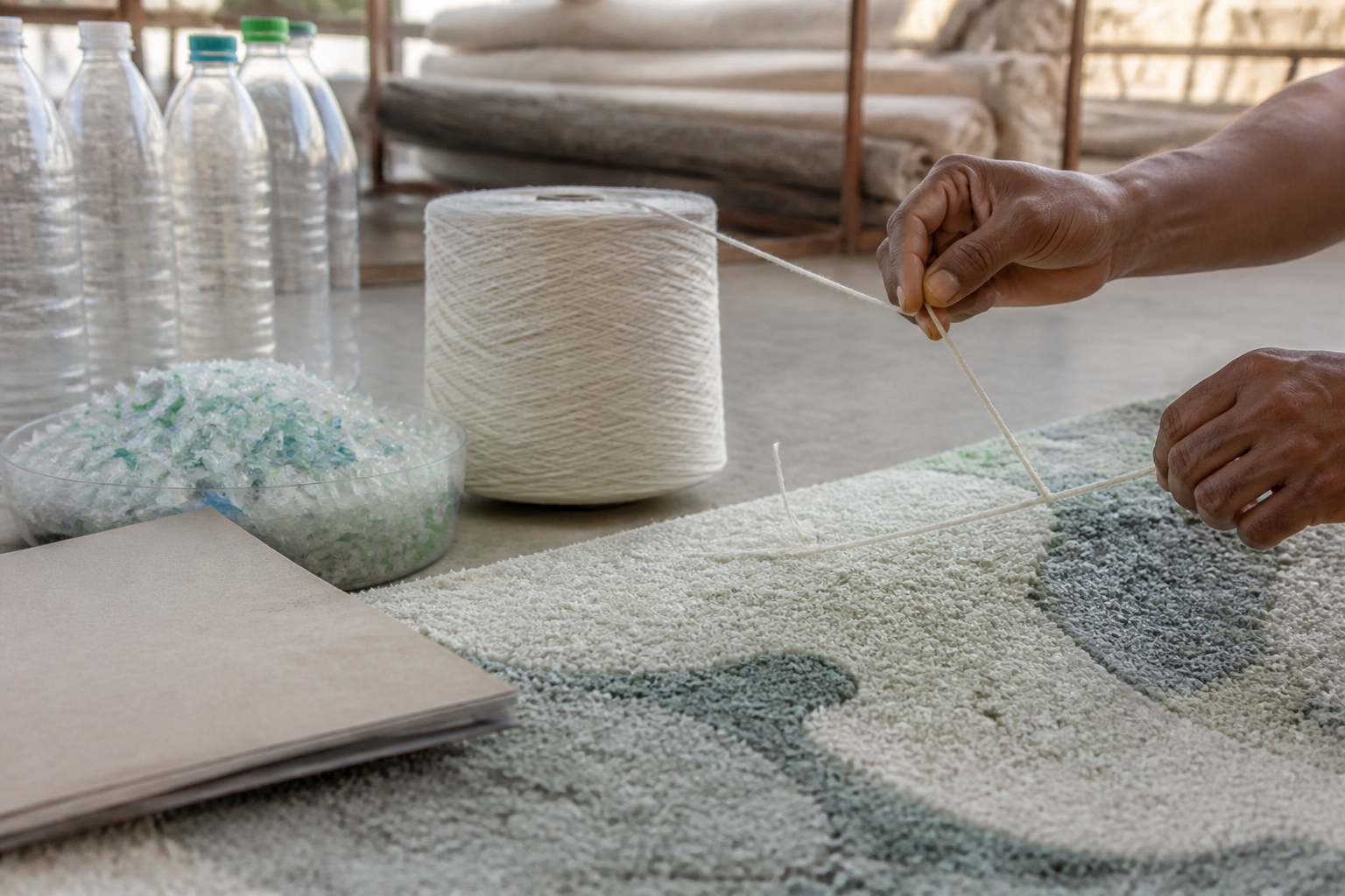 Post-Consumer Recycled PET Yarn in Tufted Rugs: Verifying GRS Certification and Tensile Tenacity Against Shedding