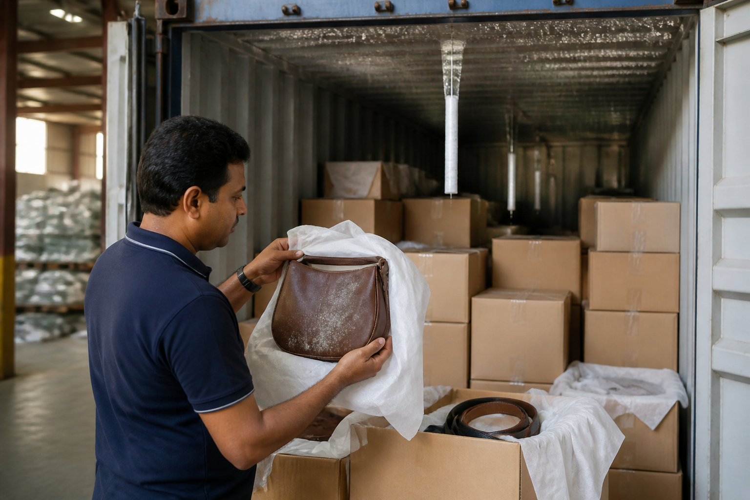 Preventing Mold Bloom in Ocean Freight: Humidity Protocols and Desiccant Allocation for Leather Goods