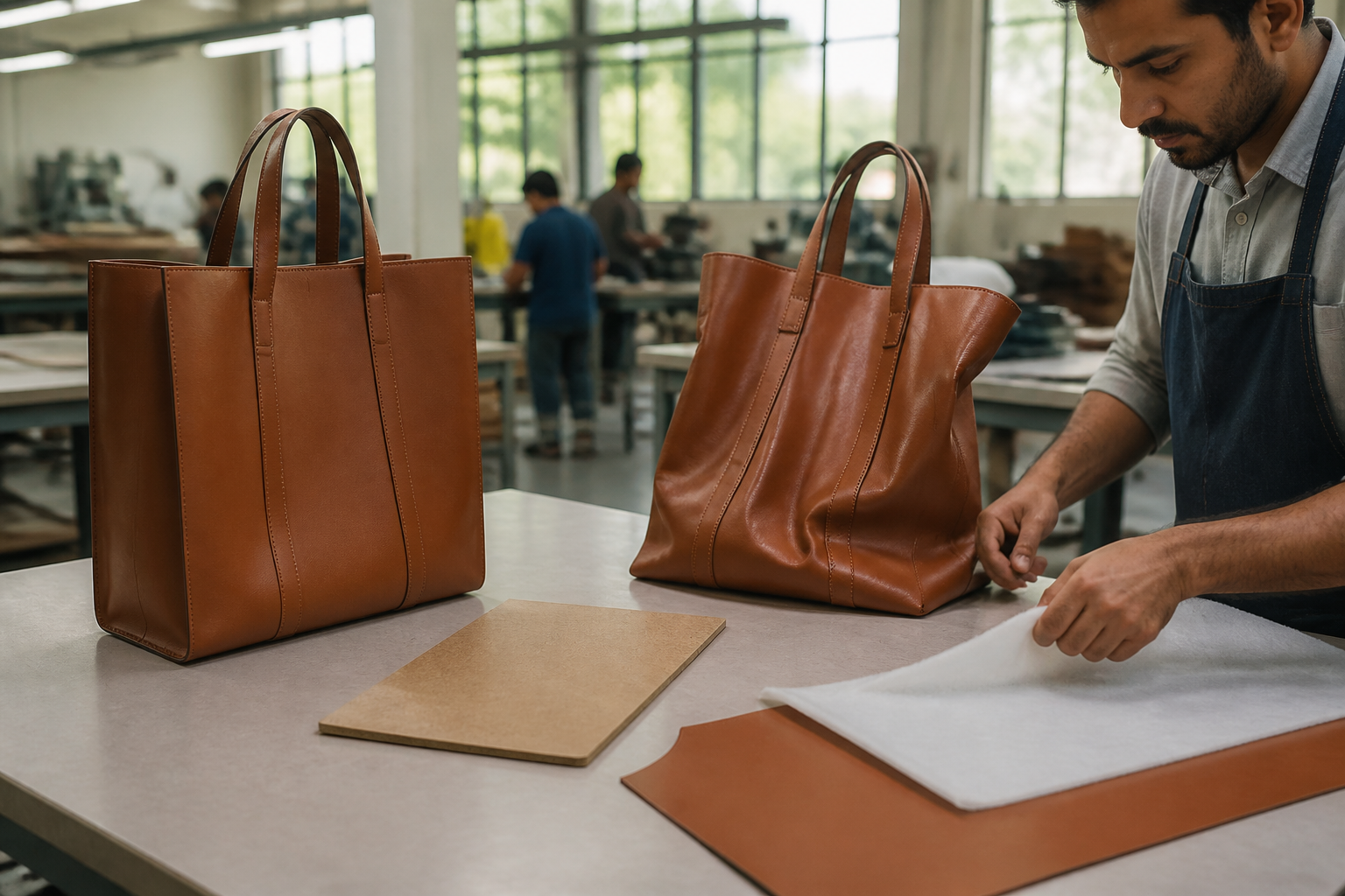Structural Reinforcements in Leather Totes: Evaluating Salpa Board vs Microfiber Interlinings